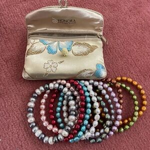 Pearl Bracelets Set